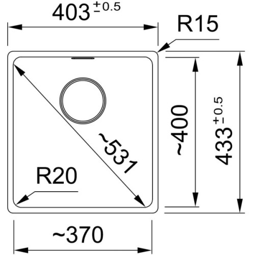 Мийка кухонна Franke 125.0701.775
