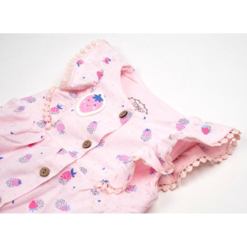 Боді дитяче Tongs пісочник з ягідками (2860-56G-pink)