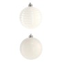 Ялинкова іграшка Chomik пластикові кулькикомпл. 6 шт, 8см, молочні (5900779877290)