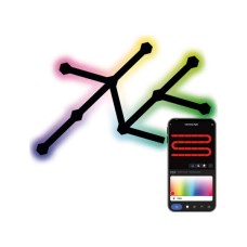 Світильник EMOS ZIW269R LINES 9шт. 34 Вт, RGBIC, WIFI black (ZIW269R)