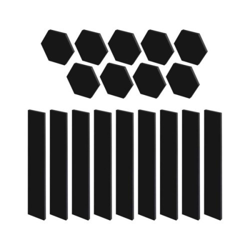 Світильник EMOS ZIW269R LINES 9шт. 34 Вт, RGBIC, WIFI black (ZIW269R)