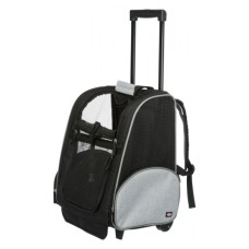 Переноска для тварин Trixie Trolley до 8 кг 32х45х25 см чорно-сіра (4011905028804)