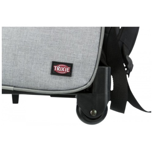 Переноска для тварин Trixie Trolley до 8 кг 32х45х25 см чорно-сіра (4011905028804)