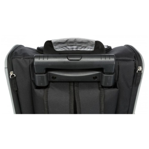 Переноска для тварин Trixie Trolley до 8 кг 32х45х25 см чорно-сіра (4011905028804)