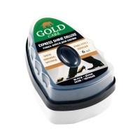 Губка для взуття GoldCare Експрес-блиск Чорна із запаскою 6 мл (8697704020759)