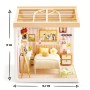Конструктор Mini House румбокс серії Інтер'єр – Спальня (світло) (8004)
