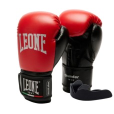 Боксерські рукавички Leone GN383 Thunder Red 8 унцій (GN383_Red_8oz) Боксерські рукавички Leone GN383 Thunder Red 8 унцій (GN383_Red_8oz)