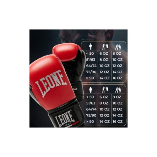 Боксерські рукавички Leone GN383 Thunder Red 8 унцій (GN383_Red_8oz)