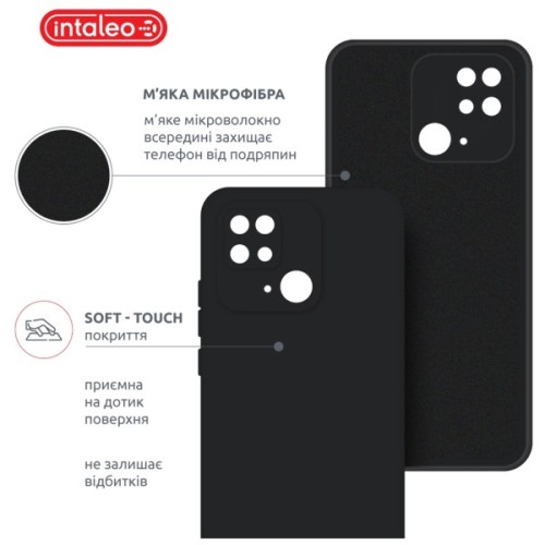 Чохол до мобільного телефона Intaleo SoftShell Xiaomi Redmi 10C Black (1283126554278)