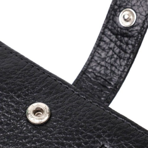 Гаманець Bond Accessories З натуральної шкіри Чорний (22042)