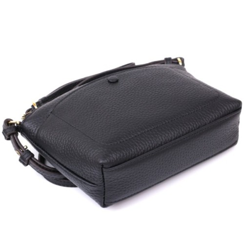 Сумка Vintage Жіноча шкіряна Чорна (20488)