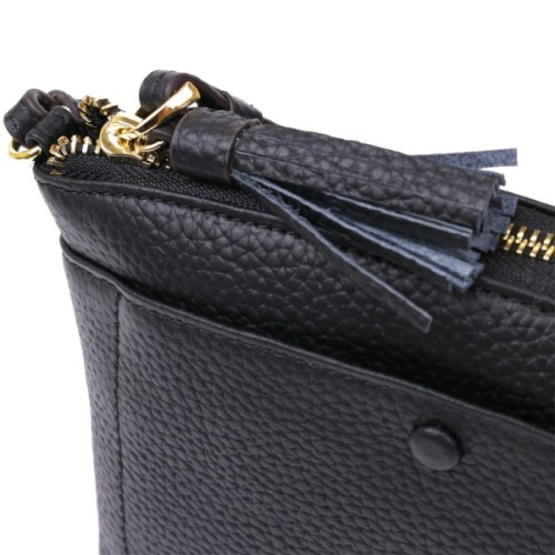 Сумка Vintage Жіноча шкіряна Чорна (20488)