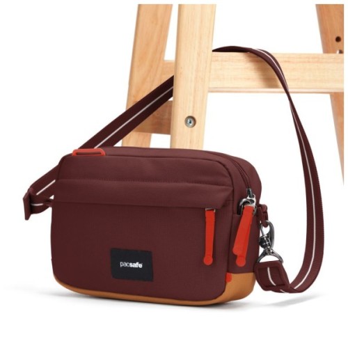 Сумка Pacsafe GO crossbody Бургунді (35105345)