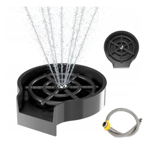 Мийка кухонна Adamant Horizon чорний + змішувач + дозатор + ополіскувач склянок + коланд (4824296106303)