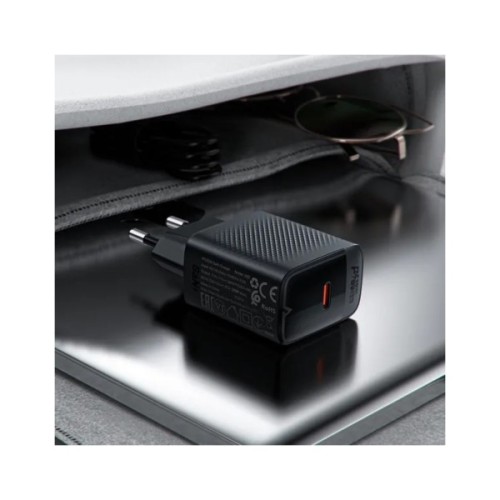 Зарядний пристрій Acefast USB-C 20W + Type-C cable A82 Fast Charger Black (6974316280057)