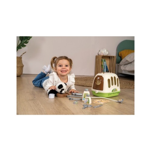 Ігровий набір Smoby Переноска для догляду за тваринами з пандою (340303)