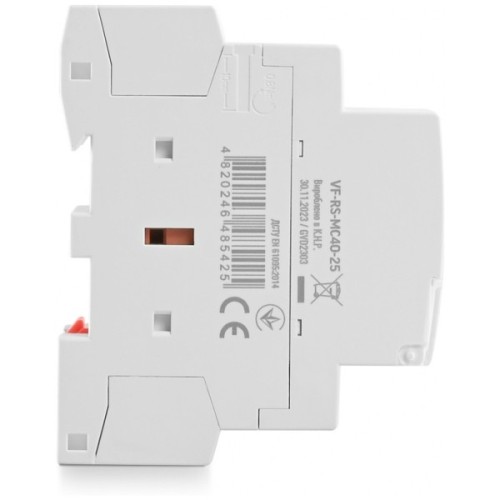 Контактор Videx 4п 25А 4НВ VF-RS-MC4O-25 RESIST