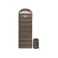 Спальний мішок Naturehike U350 NH20MSD07 Hollow Cotton Left Brown (6927595767221-L)