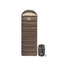Спальний мішок Naturehike U350 NH20MSD07 Hollow Cotton Left Brown (6927595767221-L)