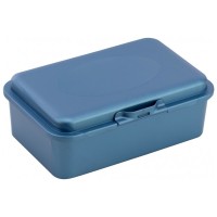 Ланч-бокс дитячий Economix SNACK 750 мл, синій метал (E98381)