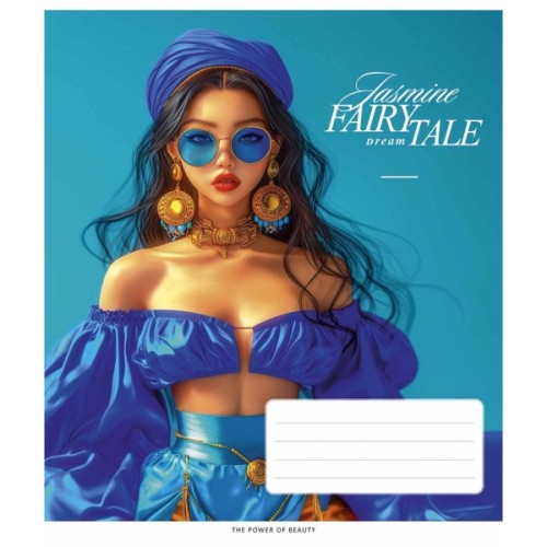 Зошит Школярик Fairytale 48 аркушів клітинка (048-3542K)