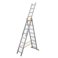 Драбина BUDFIX універсальна трисекційна 01410, 3х10 (130733)