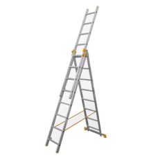 Драбина BUDFIX універсальна трисекційна 01410, 3х10 (130733)