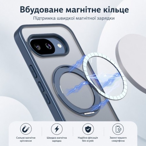 Чохол до мобільного телефона BeCover Aura Fold Google Pixel 9a Blue (715666)