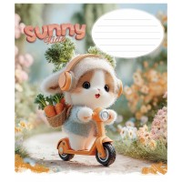 Зошит Школярик Star Fluffy Dreams 12 аркушів клітинка (012-3637K)