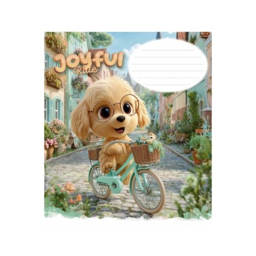 Зошит Школярик Star Fluffy Dreams 12 аркушів клітинка (012-3637K)