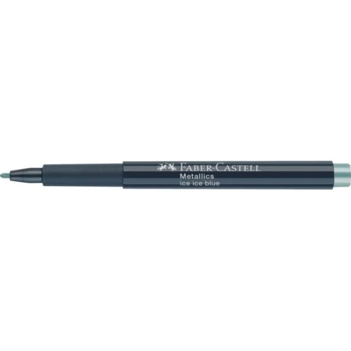 Маркер Faber-Castell металік для декору Metallics Marker Ice ice blue, M (1,5 мм), колір блакитний (30350)