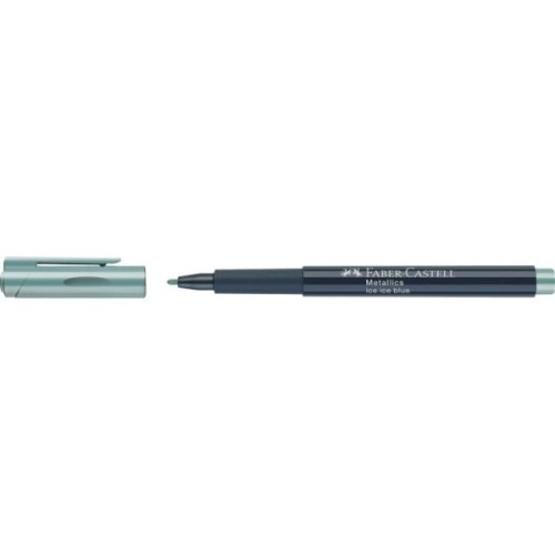 Маркер Faber-Castell металік для декору Metallics Marker Ice ice blue, M (1,5 мм), колір блакитний (30350)