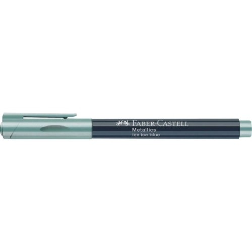 Маркер Faber-Castell металік для декору Metallics Marker Ice ice blue, M (1,5 мм), колір блакитний (30350)
