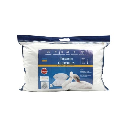Подушка Руно зі штучного лебединого пуху "LUX" 50х70 см (310LUX)