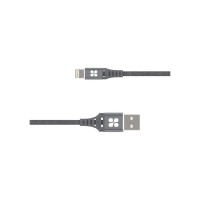 Дата кабель USB 2.0 AM to Lightning 1.2m grey Promate (nervelink-i.grey)