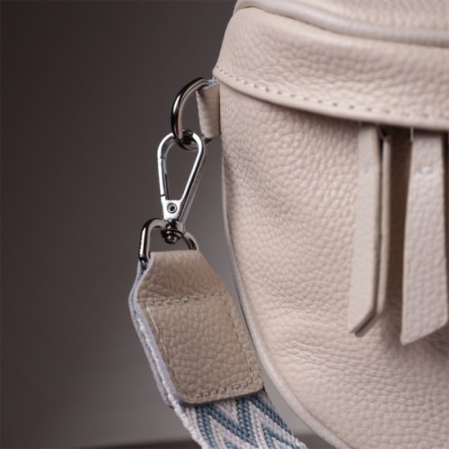 Сумка Vintage З натуральної шкіри Біла (22656)