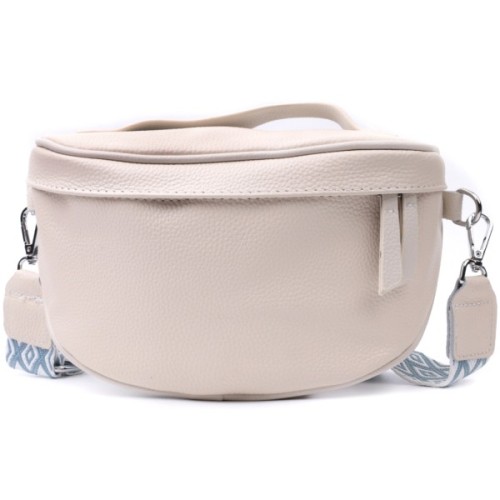 Сумка Vintage З натуральної шкіри Біла (22656)