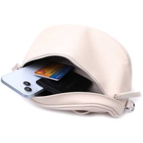 Сумка Vintage З натуральної шкіри Біла (22656)