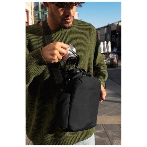 Сумка Pacsafe V Tour Crossbody Чорна (61110130)