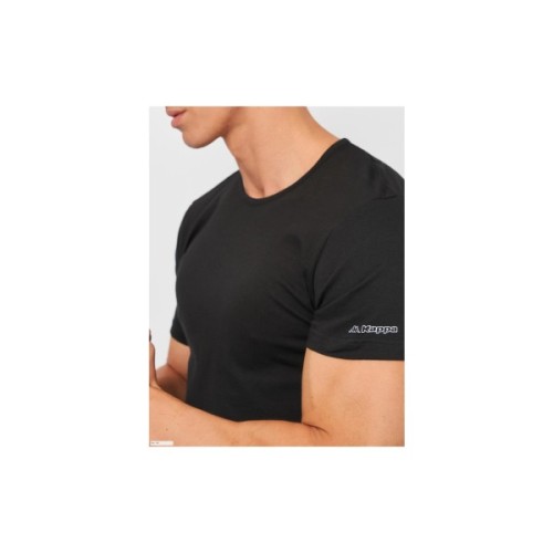 Футболка Kappa T-shirt Mezza Manica Girocollo K1305 Nero чорний XXL (8052394816172)