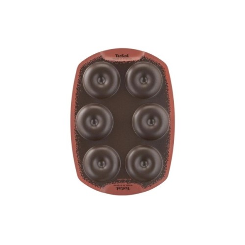 Форма для випікання Tefal PerfectBake, 6 форм, квадратний, 21х29см, алюміній, коричневий (J5734602)