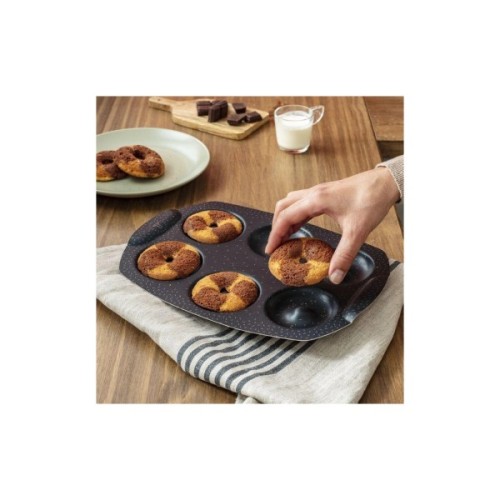Форма для випікання Tefal PerfectBake, 6 форм, квадратний, 21х29см, алюміній, коричневий (J5734602)