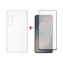 Чохол до мобільного телефона Dengos Samsung Galaxy S25 FE TPU+glass Transparent (DG-KM-172)