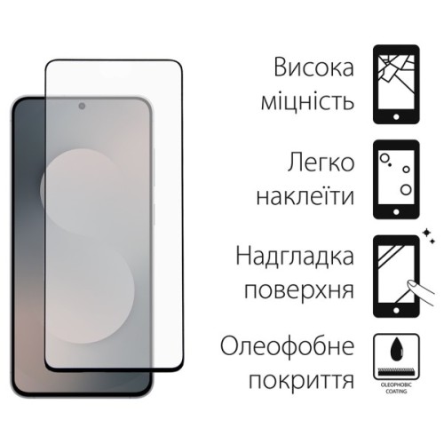 Чохол до мобільного телефона Dengos Samsung Galaxy S25 FE TPU+glass Transparent (DG-KM-172)
