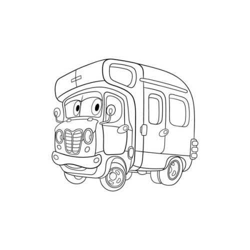 Картина по номерам ArtCraft Фургончик 25х30 см (15070-AC)