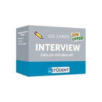 Навчальний набір English Student Картки для вивчення англійської мови Interview English Vocabulary, українська (591225969)