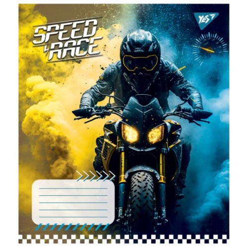 Зошит Yes Speed race А5 36 аркушів клітинка (767337)