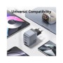 Зарядний пристрій Vention 2xUSB-C PD70W + 1xUSB QC3.0 22.5W GaN gray (FEXH0-EU)