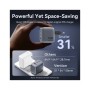 Зарядний пристрій Vention 2xUSB-C PD70W + 1xUSB QC3.0 22.5W GaN gray (FEXH0-EU)