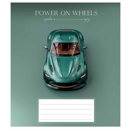 Зошит Школярик Motion and style 48 аркушів лінія (048-3692L)